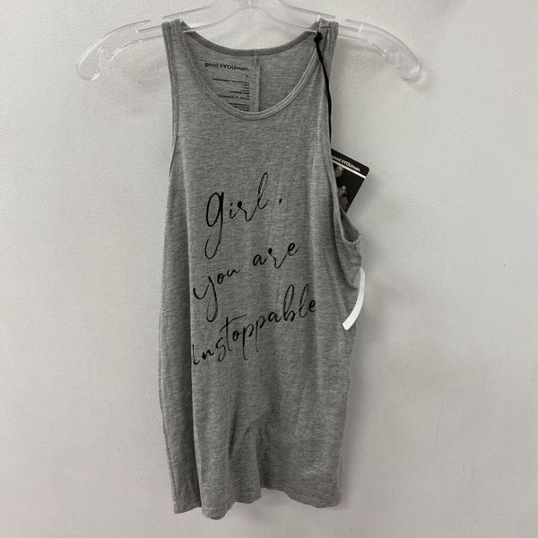 good hyouman WOMEN'S ACTIVE TOP grey S