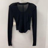 FREE PEOPLE WOMEN'S ACTIVE TOP black XS