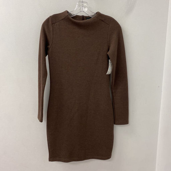 ZARA WOMEN'S DRESS brown S
