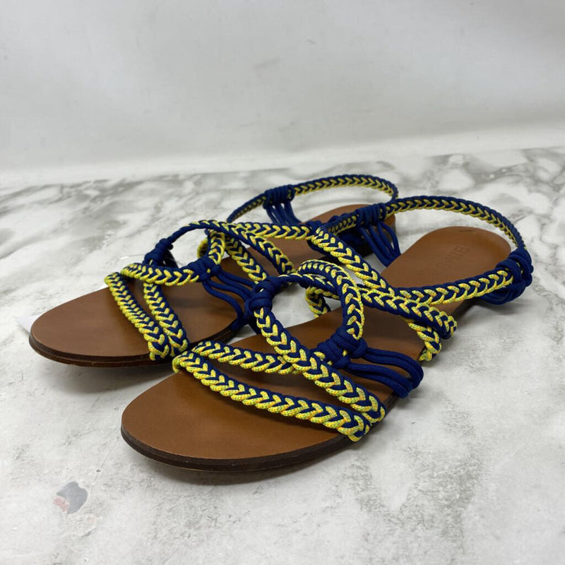 BIMBA Y LOLA WOMEN'S SANDALS navy yellow 41