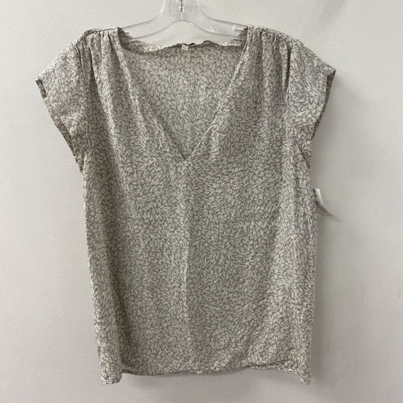 JOIE WOMEN'S BLOUSE/SHIRT white grey S