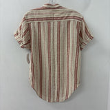COMMUNITY WOMEN'S BLOUSE/SHIRT beige red XXS