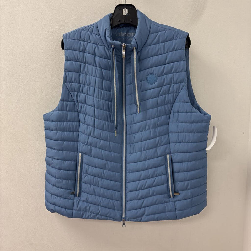 OLSEN WOMEN'S VESTS OUTERWEAR blue XL