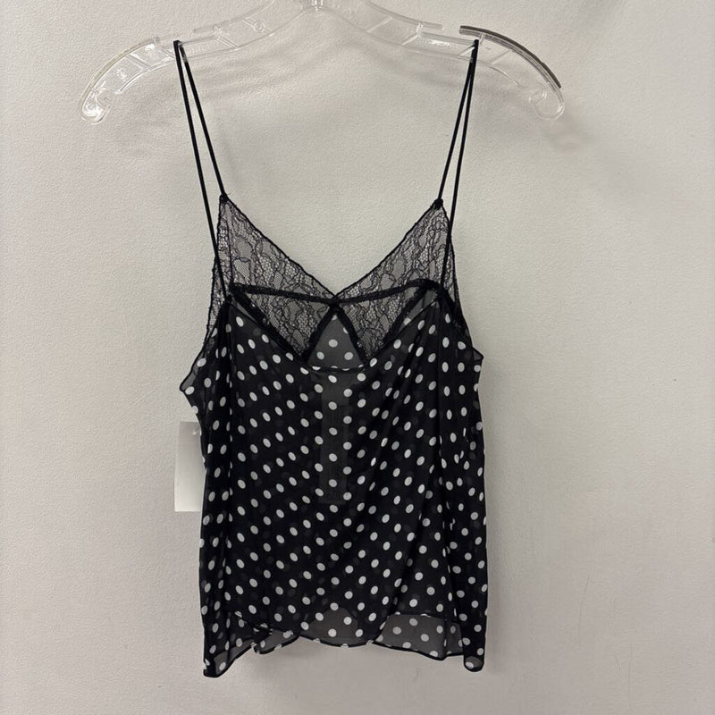 ZARA WOMEN'S TANK/CAMI black white S