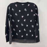 Club Monaco WOMEN'S SWEATER black pink XS