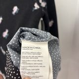 Club Monaco WOMEN'S SWEATER black pink XS