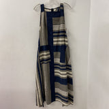 WOMEN'S DRESS beige navy S