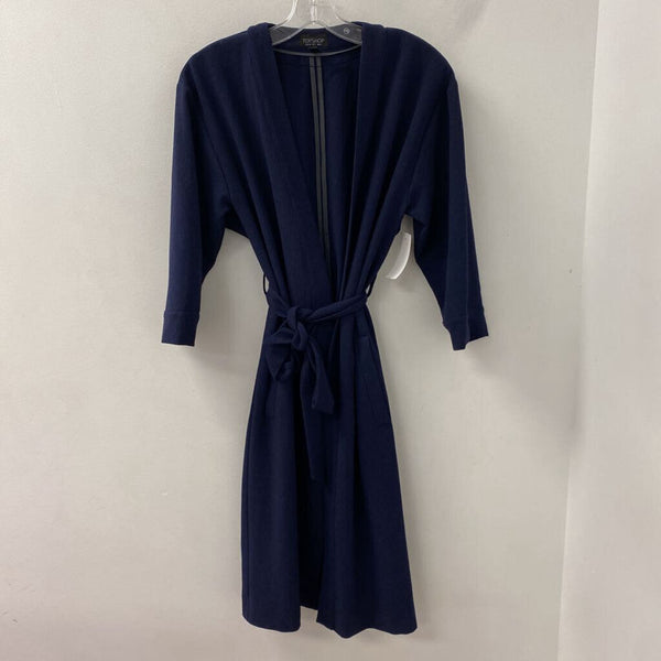 TOPSHOP WOMEN'S KIMONO/DUSTER navy 2