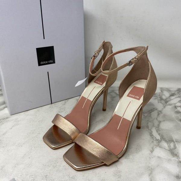 DOLCE VITA WOMEN'S HEELS rose gold 7