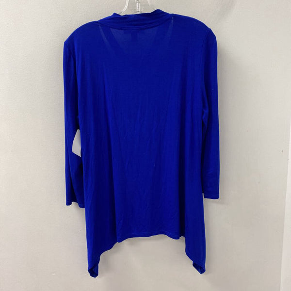 CABLE & GAUGE WOMEN'S TOP blue M