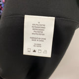 ADDITION ELLE WOMEN'S PLUS TOP black multi floral 1X