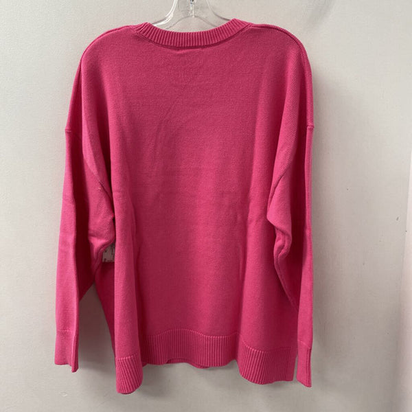 HUDSON NORTH WOMEN'S PLUS TOP pink 2X
