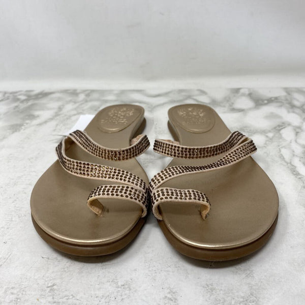 VINCE CAMUTO WOMEN'S SANDALS rose gold 7.5