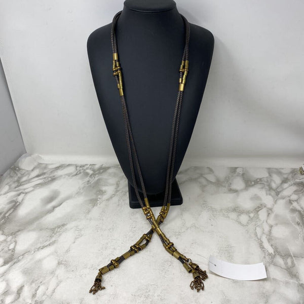 WOMEN'S NECKLACE bronze charcoal