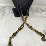 WOMEN'S NECKLACE bronze charcoal