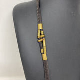 WOMEN'S NECKLACE bronze charcoal