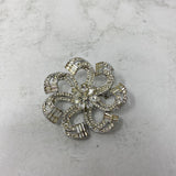 WOMEN'S BROOCH silver clear