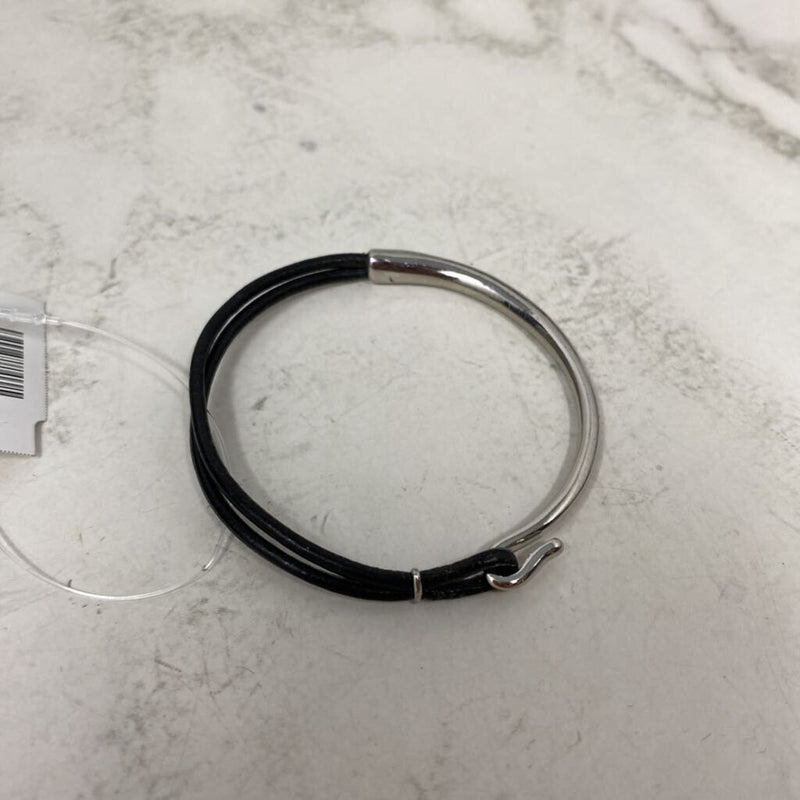 WOMEN'S BRACELET black silver