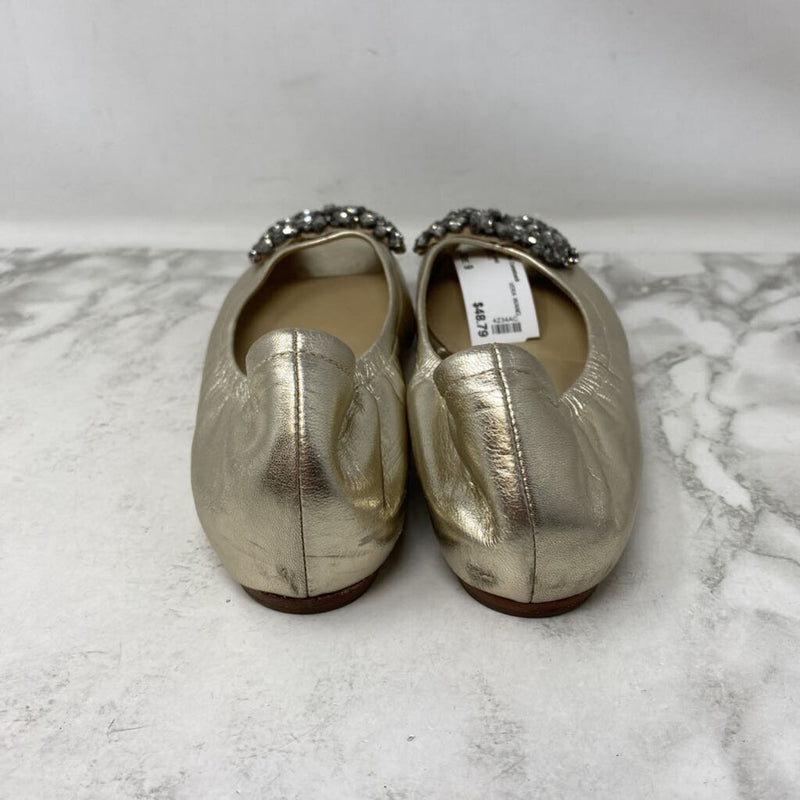 VERA WANG WOMEN'S FLATS gold 9