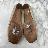 VERA WANG WOMEN'S FLATS gold 9