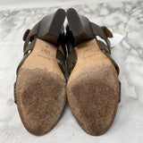 WOMEN'S HEELS taupe green 5
