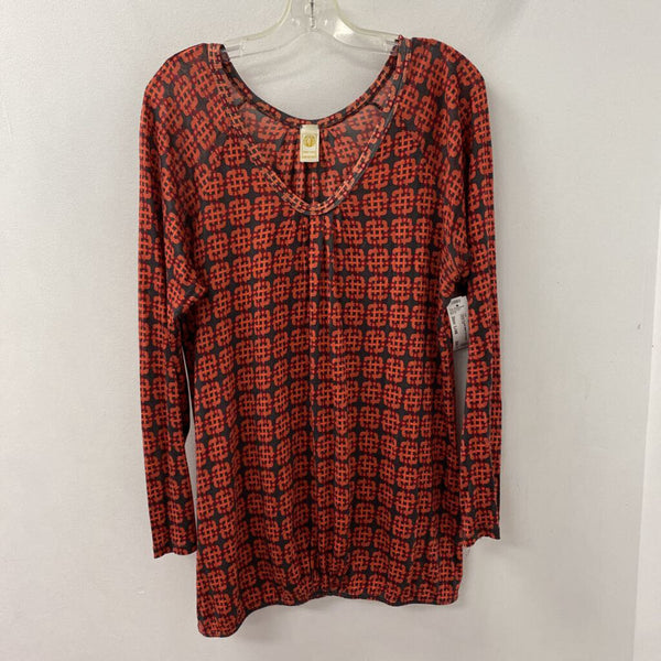 WOMEN'S TOP black red orange L/48