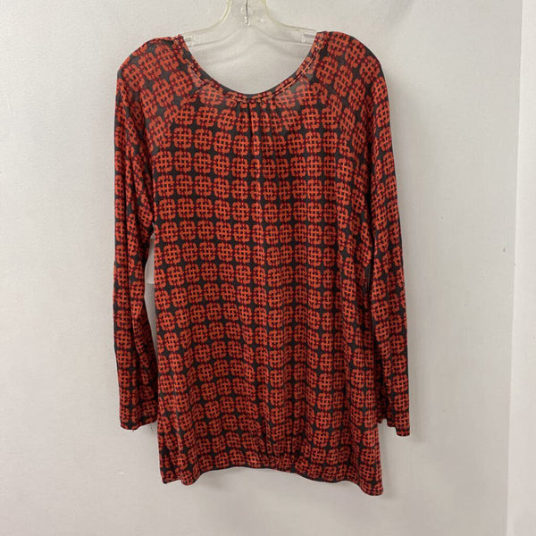 WOMEN'S TOP black red orange L/48