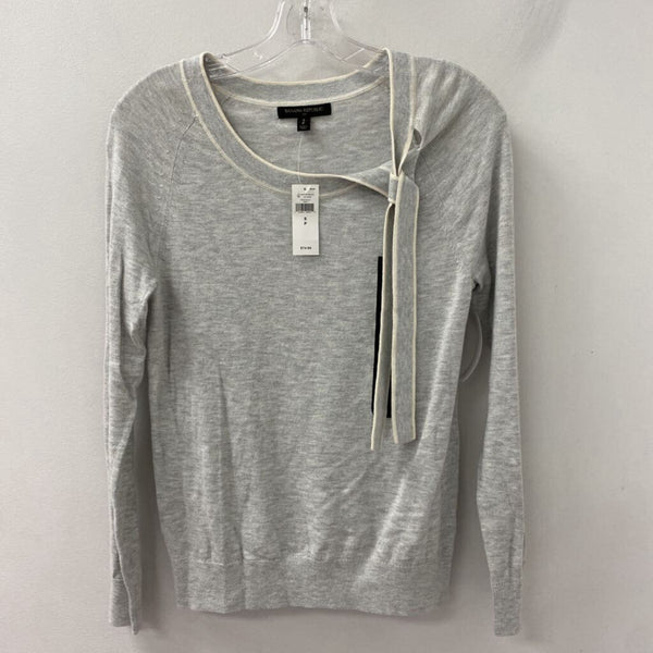 Banana Republic WOMEN'S SWEATER grey cream S