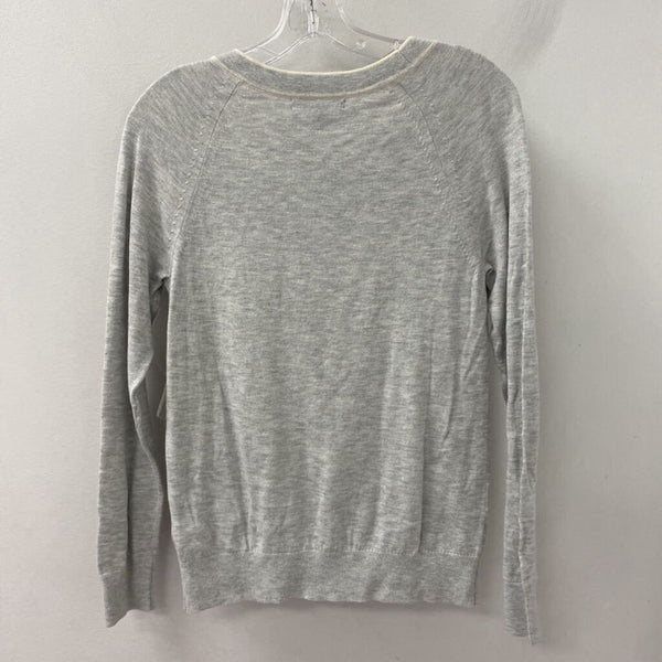 Banana Republic WOMEN'S SWEATER grey cream S