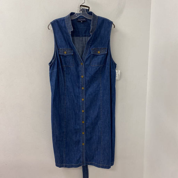JNY jones new york WOMEN'S PLUS DRESS blue 18W