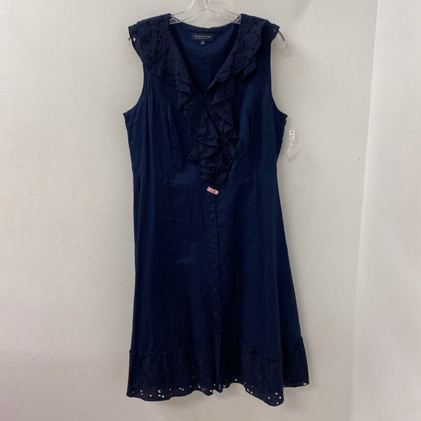 JNY jones new york WOMEN'S PLUS DRESS navy 14W