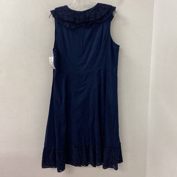 JNY jones new york WOMEN'S PLUS DRESS navy 14W
