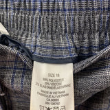 ADDITION ELLE WOMEN'S PLUS BOTTOM navy grey 18