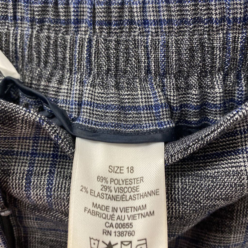ADDITION ELLE WOMEN'S PLUS BOTTOM navy grey 18
