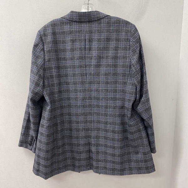ADDITION ELLE WOMEN'S PLUS TOP navy grey 18