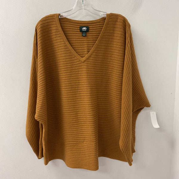 ROOTS WOMEN'S SWEATER pumpkin orange XL