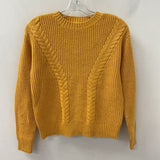 JOE FRESH WOMEN'S SWEATER orange w/blue flecks xs