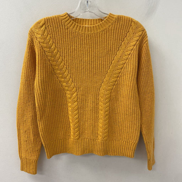 JOE FRESH WOMEN'S SWEATER orange w/blue flecks xs