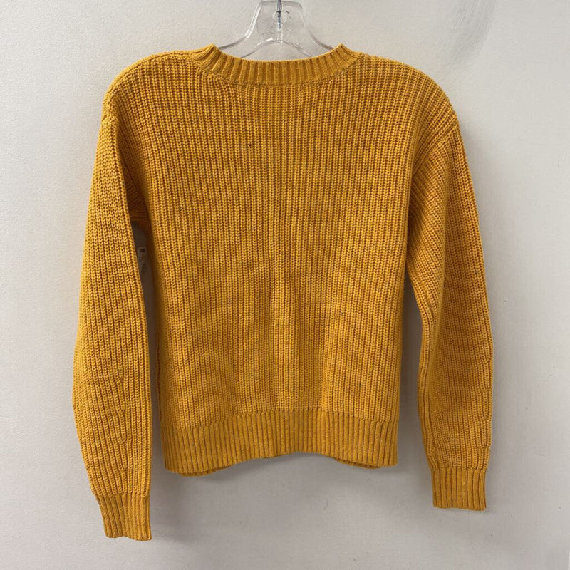 JOE FRESH WOMEN'S SWEATER orange w/blue flecks xs