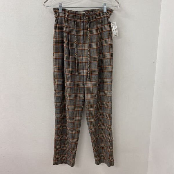 WILFRED WOMEN'S PANTS grey orange blue XS