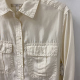 Banana Republic WOMEN'S BLOUSE/SHIRT cream XS