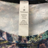 LULULEMON WOMEN'S ACTIVE TOP black pink multi 2