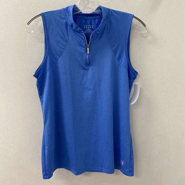 TRIBAL WOMEN'S ACTIVE TOP blue stripe XS