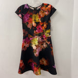 TED BAKER WOMEN'S DRESS black pink orange yellow 6/2