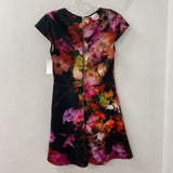 TED BAKER WOMEN'S DRESS black pink orange yellow 6/2