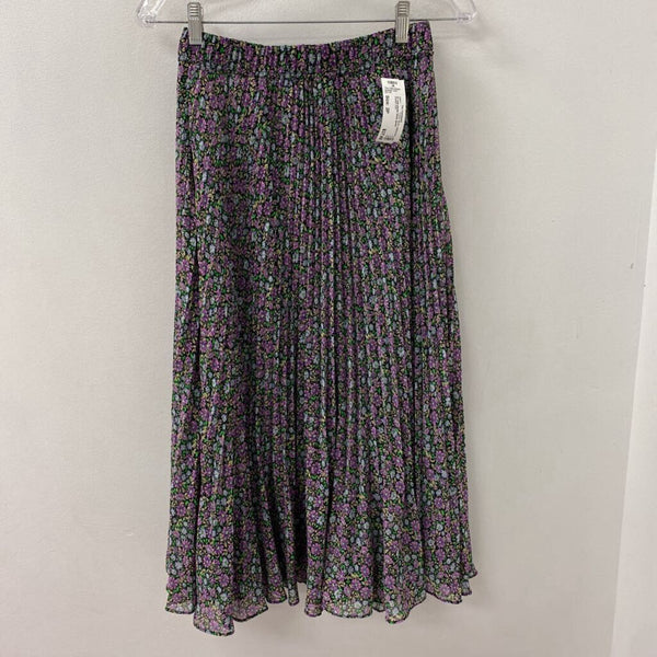 EVER NEW melbourne WOMEN'S SKIRT purple black green 2P