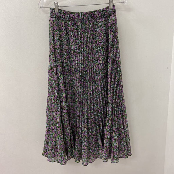 EVER NEW melbourne WOMEN'S SKIRT purple black green 2P