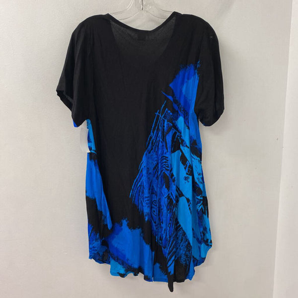 WOMEN'S TOP blue black XL/3