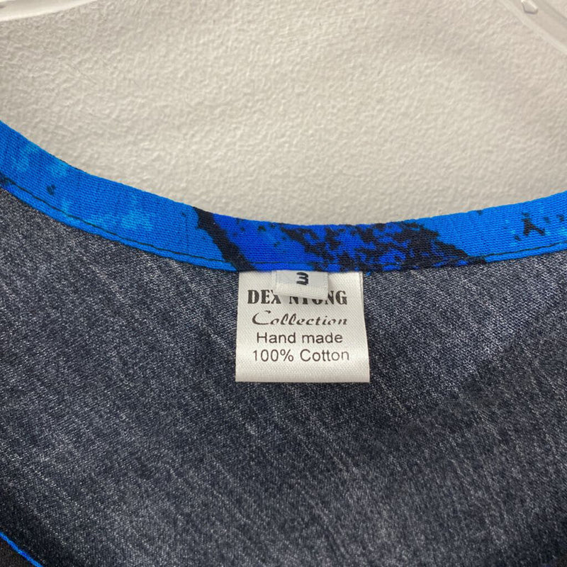 WOMEN'S TOP blue black XL/3