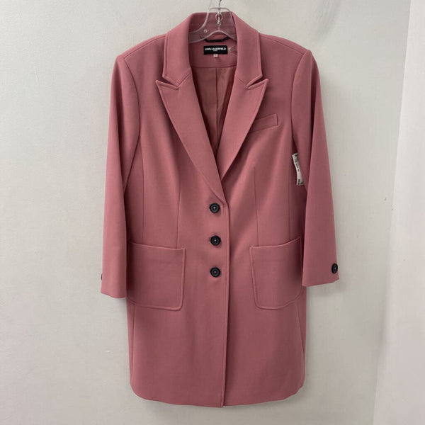 KARL LAGERFELD WOMEN'S COAT pink 14